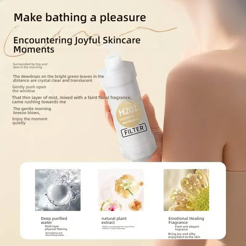 Vitamin C Shower Head Filter – Remove Chlorine, Fluoride & Heavy Metals for Healthier Skin & Hair